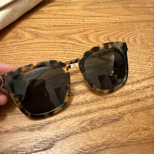 Gentle Monster Button Glasses, Tortoise, One Size